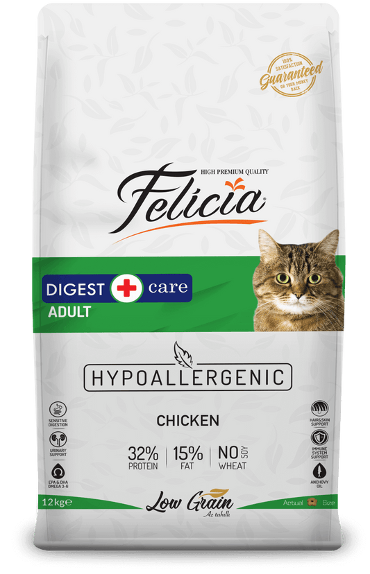 Alimento Hipoalergénico Felicia Pollo 2kg - Gato, Alimento Gato