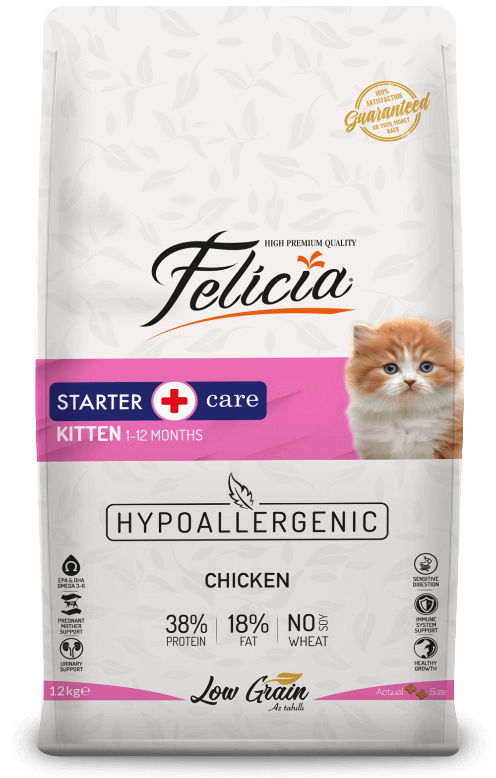 Alimento Hipoalergénico Felicia Pollo 2kg - Gatito, Alimento Gato