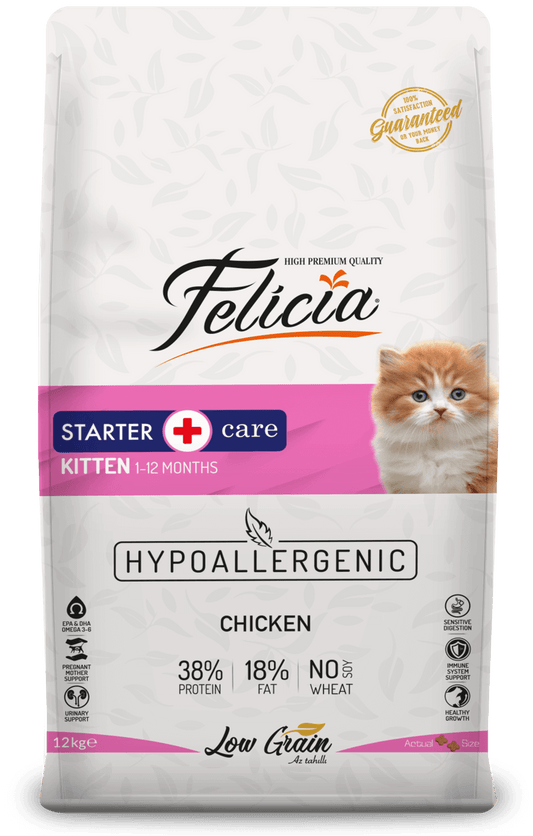 Alimento Hipoalergénico Felicia Pollo 2kg - Gatito, Alimento Gato