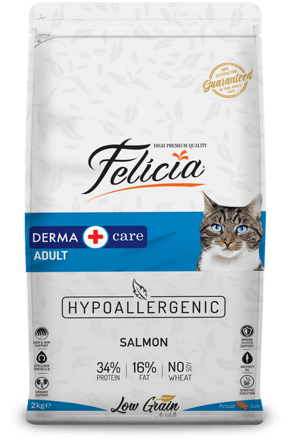 Alimento Hipoalergénico Felicia Salmón 2kg - Gato, Alimento Gato