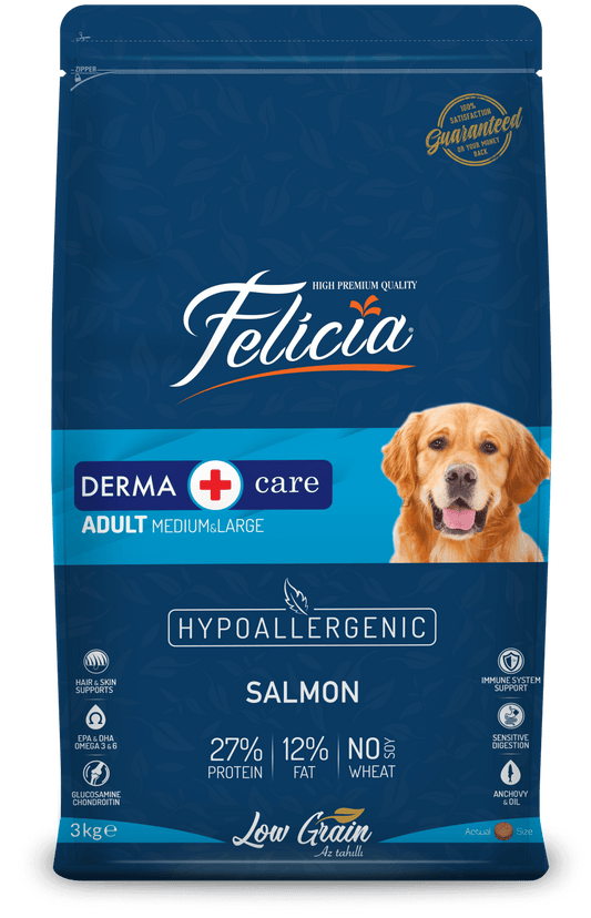 Alimento Hipoalergénico Felicia Salmón 15kg - Perro adulto, Alimento Perro