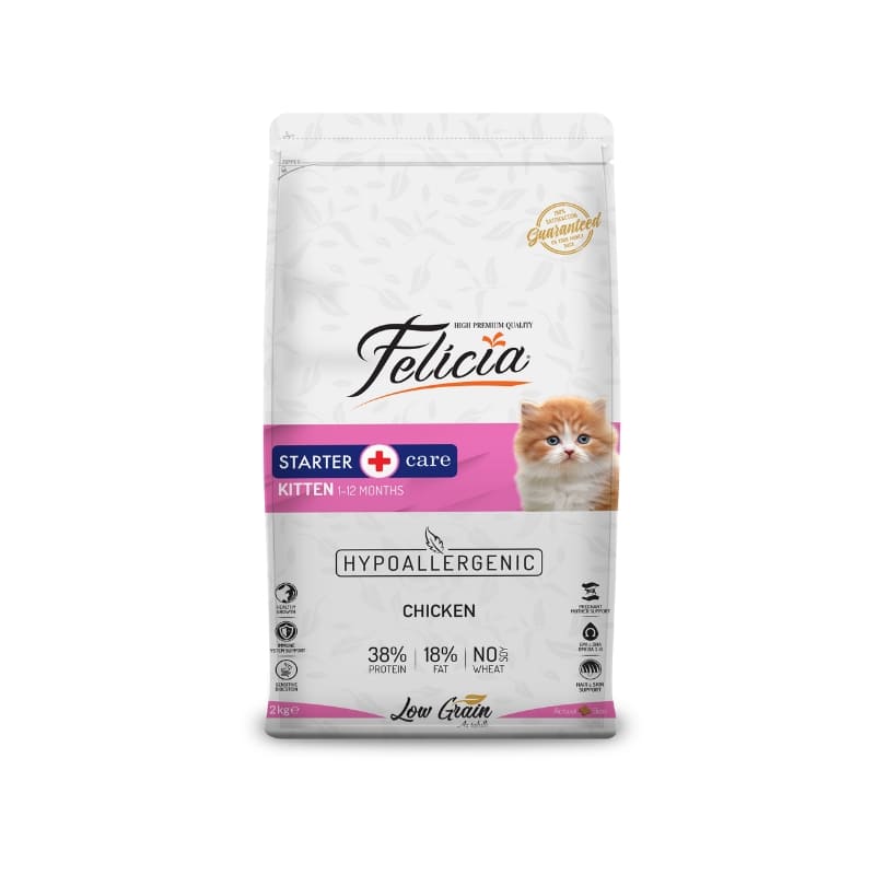 Alimento Hipoalergénico Felicia Pollo 2kg - Gatito, Alimento Gato