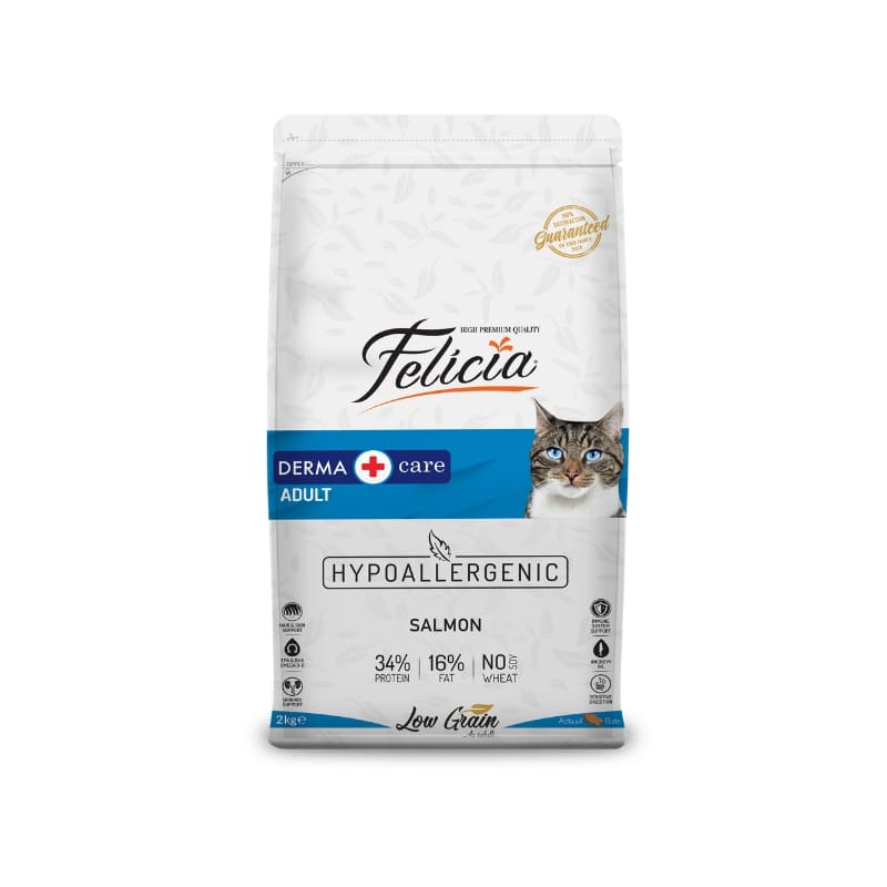 Alimento Hipoalergénico Felicia Salmón 2kg - Gato, Alimento Gato