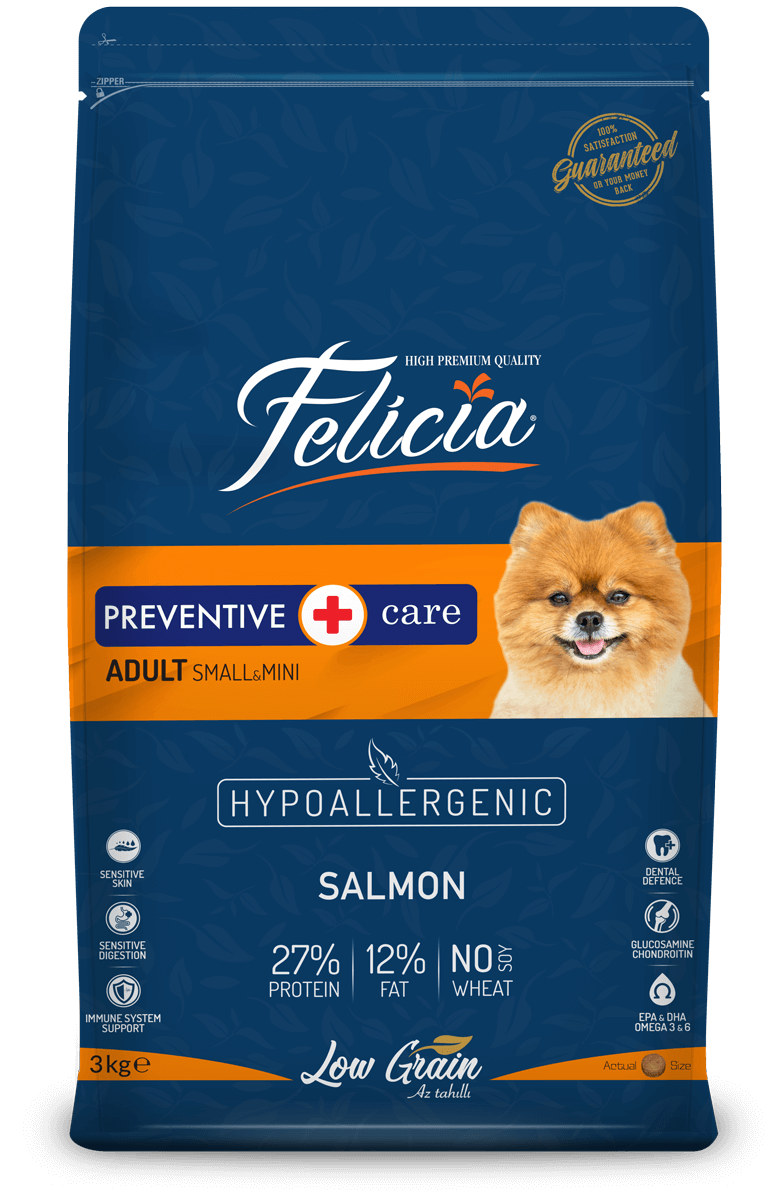 Alimento Hipoalergénico Felicia Salmón 3kg - Perro adulto, Alimento Perro