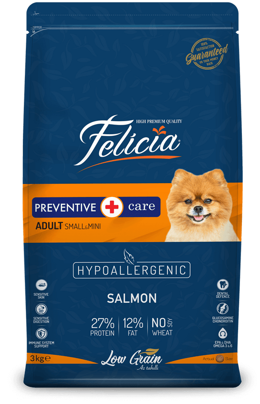 Alimento Hipoalergénico Felicia Salmón 3kg - Perro adulto, Alimento Perro