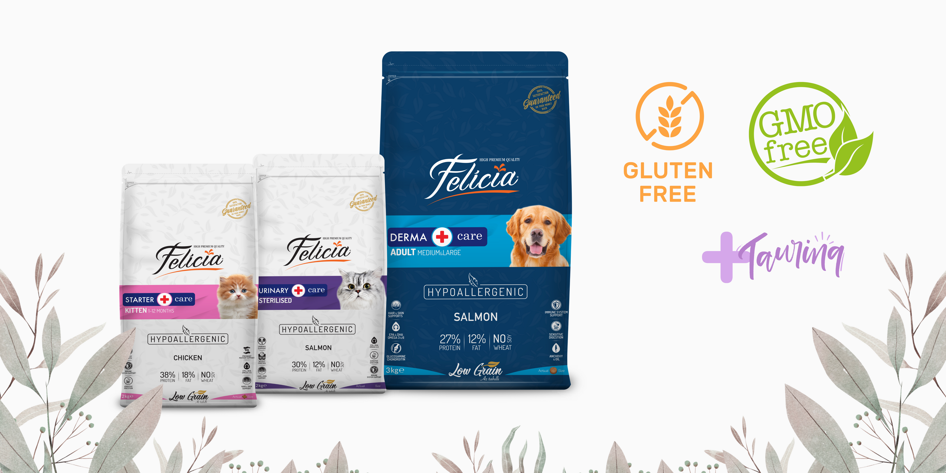 Alimento Hipoalergénico para perros y gatos Felicia Pet